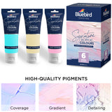 Signature Acrylic Pastel Colours - 75ml Set of 6