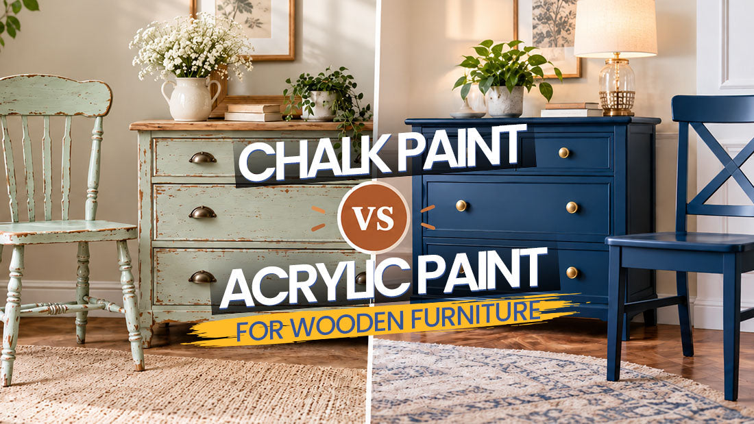 Chalk Paint vs Acrylic Paint for Wooden Furniture