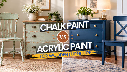 Chalk Paint vs Acrylic Paint for Wooden Furniture