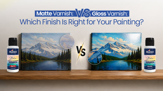 matte varnish vs gloss varnish comparision 