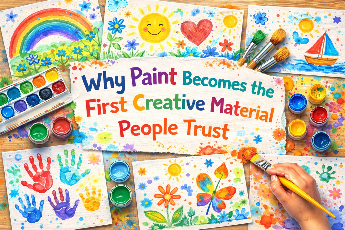 Why Paint Becomes the First Creative Material People Trust