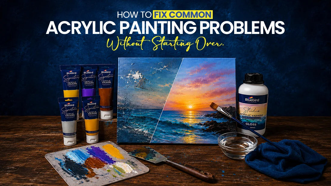 fix common acrylic painting mistakes