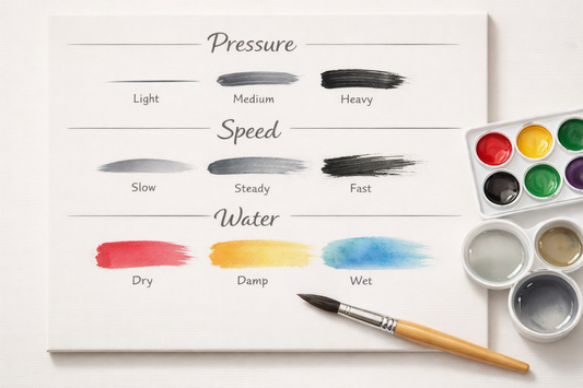 How Paint Responds to Pressure, Speed, and Water