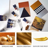 Signature Acrylic Pearlescent Colours - 75ml Set of 6