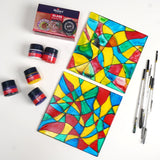Glass Paints Primary Colours - 25ml Set of 6
