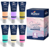 Signature Acrylic Pastel Colours - 75ml Set of 6